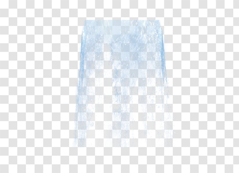 Blue Pattern - Simple Water Curtain Transparent PNG