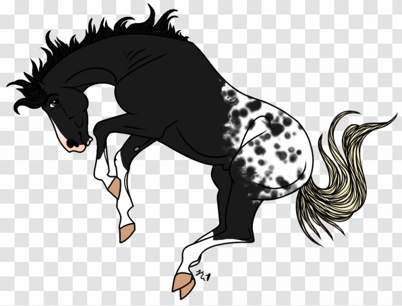 Mane Pony Mustang Stallion Halter - Tail - Bucking Horse Transparent PNG