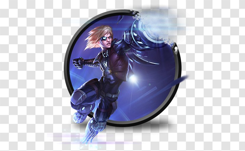 Purple Electric Blue Fictional Character - Video Game - Ezreal Pulsefire Without LoL Logo Transparent PNG