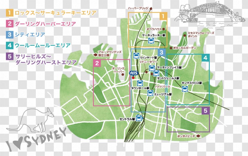 City Of Sydney Vivid Map The Rocks Katoomba - Tourist Attraction Transparent PNG
