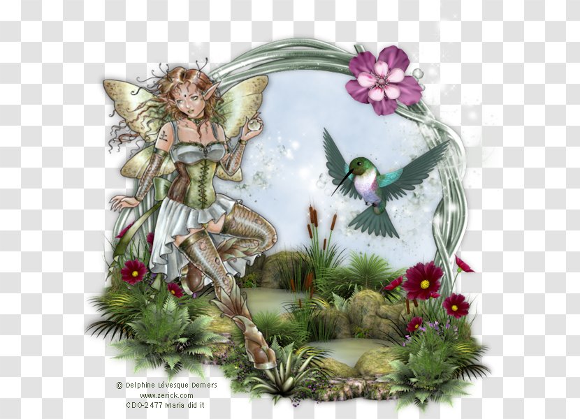 Flowering Plant Fairy Insect Christmas Ornament - Mug Transparent PNG