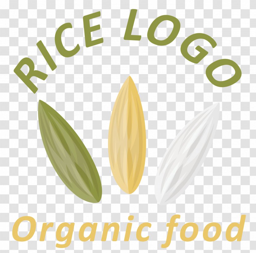 Rice Logo - Vegetarian Food - Organic LOGO Transparent PNG