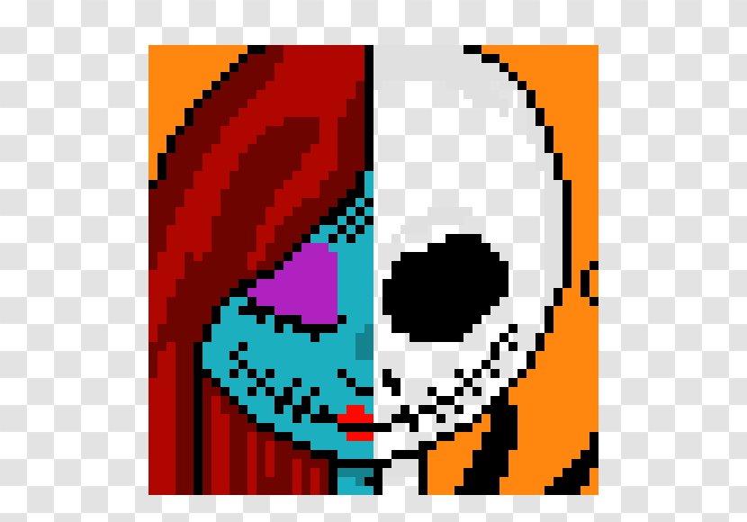 Jack Skellington Minecraft Pixel Art Blocksworld - Tree - And Sally Transparent PNG