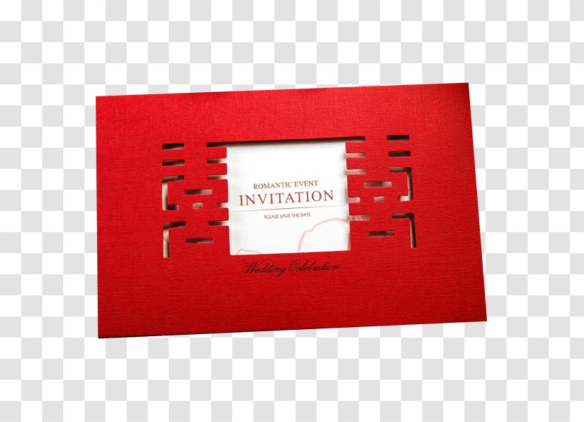 Wedding Invitation Marriage Convite Gratis - Papercutting - Invitations Transparent PNG