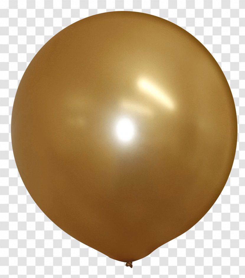 Balloon Cartoon - Yellow - Metal Ball Transparent PNG