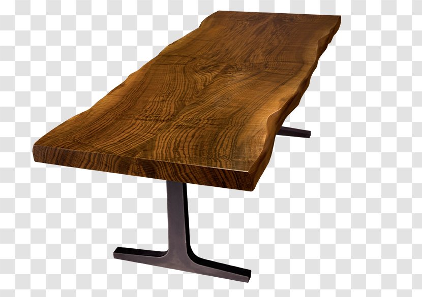 Table Live Edge Furniture Solid Wood Bar - Restaurant - Four Legs Transparent PNG