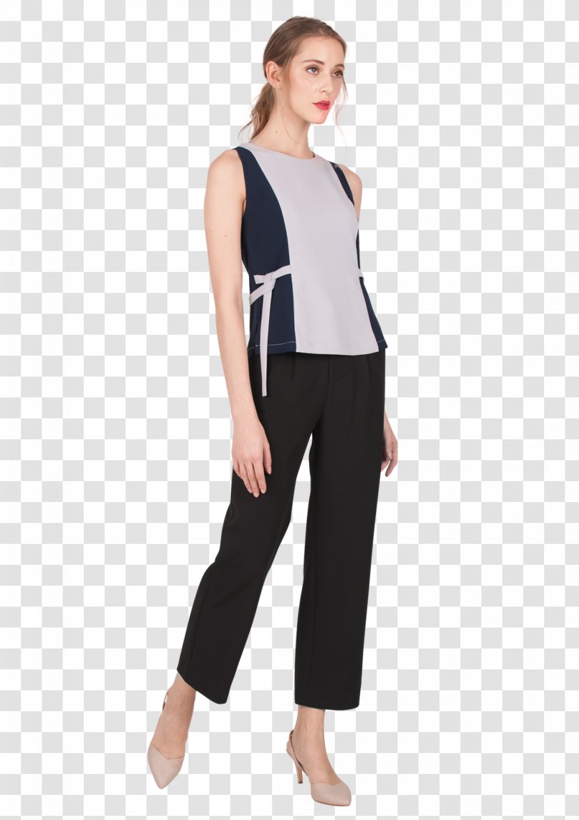 Clothing Pants Shoulder Sleeve Dress - Straight Trousers Transparent PNG