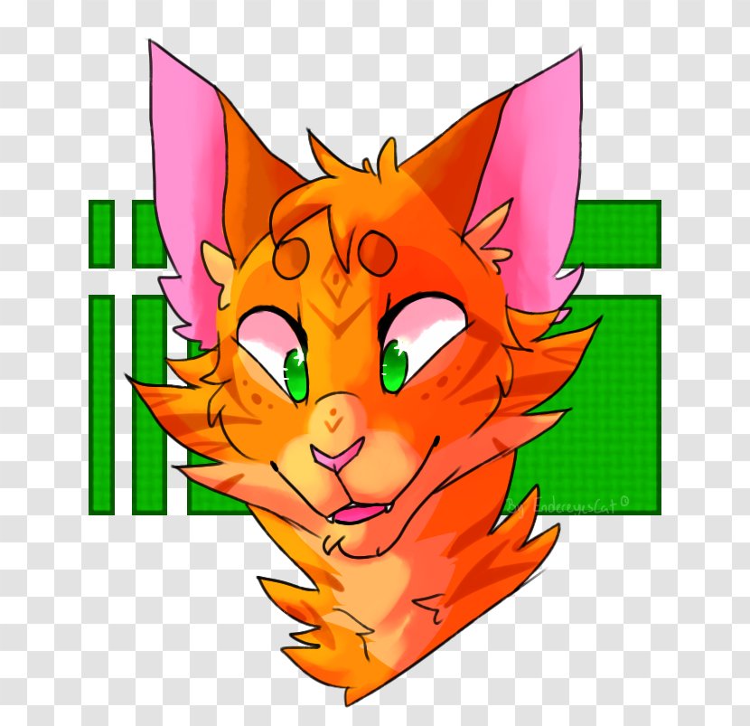 Whiskers Red Fox Cat Clip Art - Paw Transparent PNG