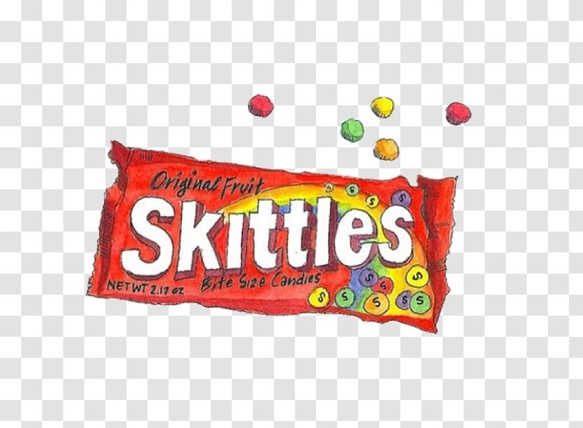 Sticker Food Skittles Ice Cream Drawing - Candy Transparent PNG
