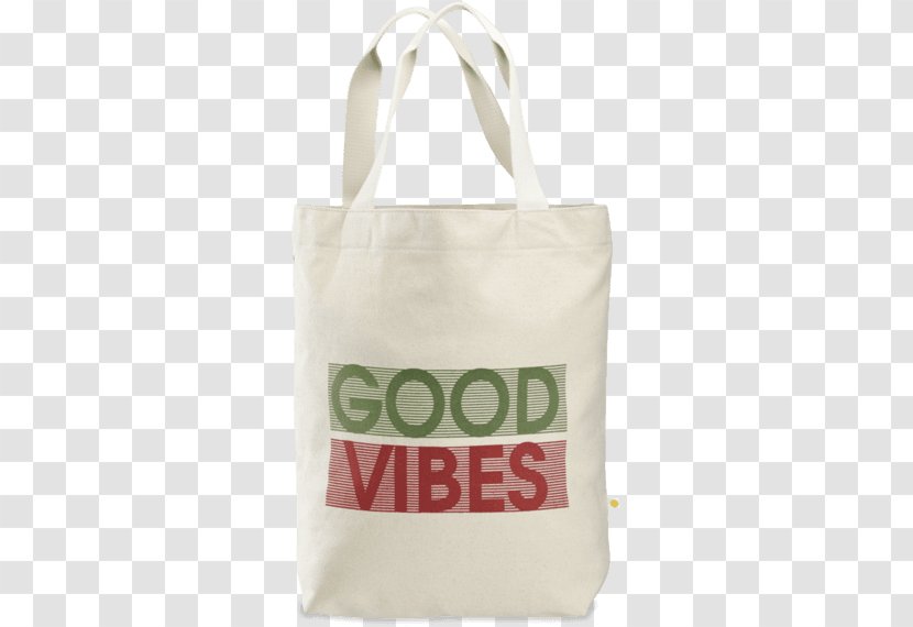 Tote Bag Shopping Bags & Trolleys - Messenger - GOOD VIBES Transparent PNG