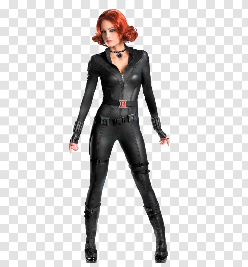 Black Widow Halloween Costume Cosplay The Avengers - Heart Transparent PNG