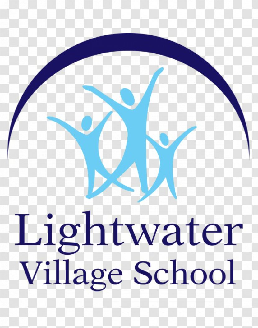 Lightwater Village School Logo Brand Font Clip Art - Blue - Feeding Transparent PNG