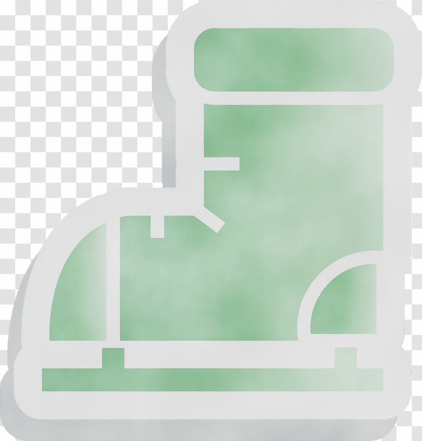 Green Rectangle Meter Font Transparent PNG