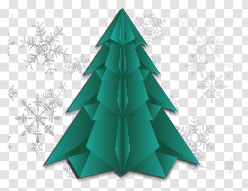Christmas Tree Ornament Carol Frosty The Snowman - Origami Transparent PNG