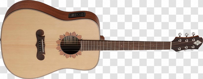 Steel-string Acoustic Guitar Acoustic-electric Fender Musical Instruments Corporation - Flower - 口ひげ Transparent PNG