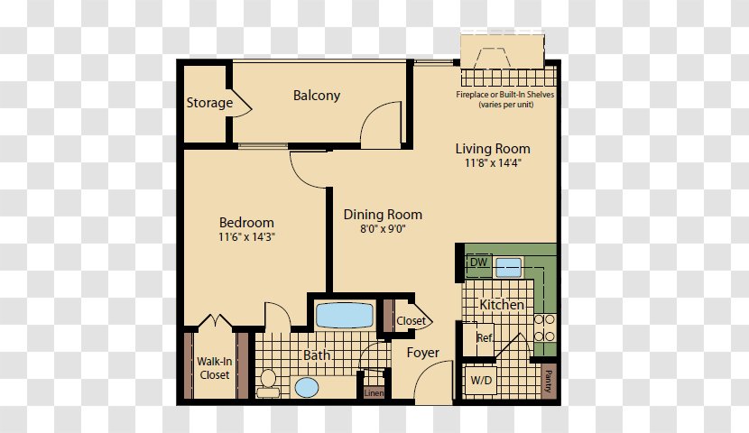 Mountain View Crossing Floor Plan Apartment Renting Lease Transparent PNG