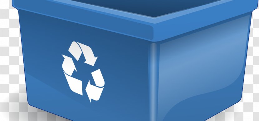 Rubbish Bins & Waste Paper Baskets Recycling Bin Plastic - Symbol - Blue Recycle Transparent PNG