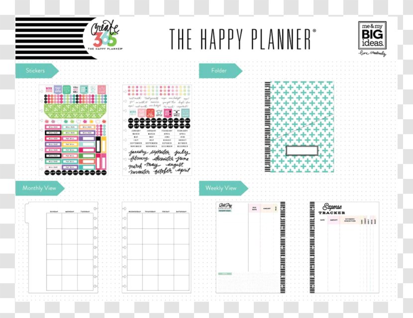 Budget Paper Expense Finance Sticker - Album - Happy Planner Transparent PNG