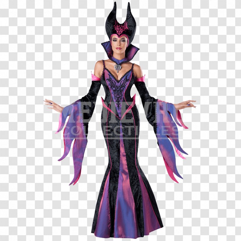 Maleficent Costume Party Halloween Dress - Skirt - Sorceress Transparent PNG
