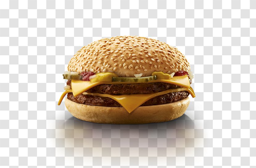 Cheeseburger Whopper McDonald's Quarter Pounder Big Mac Hamburger - American Food - Mcdonalds Transparent PNG