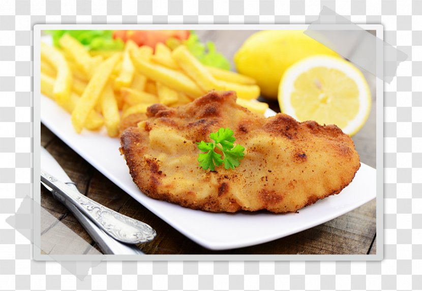 French Fries Buffet Cafe Bistro Schnitzel - Junk Food Transparent PNG