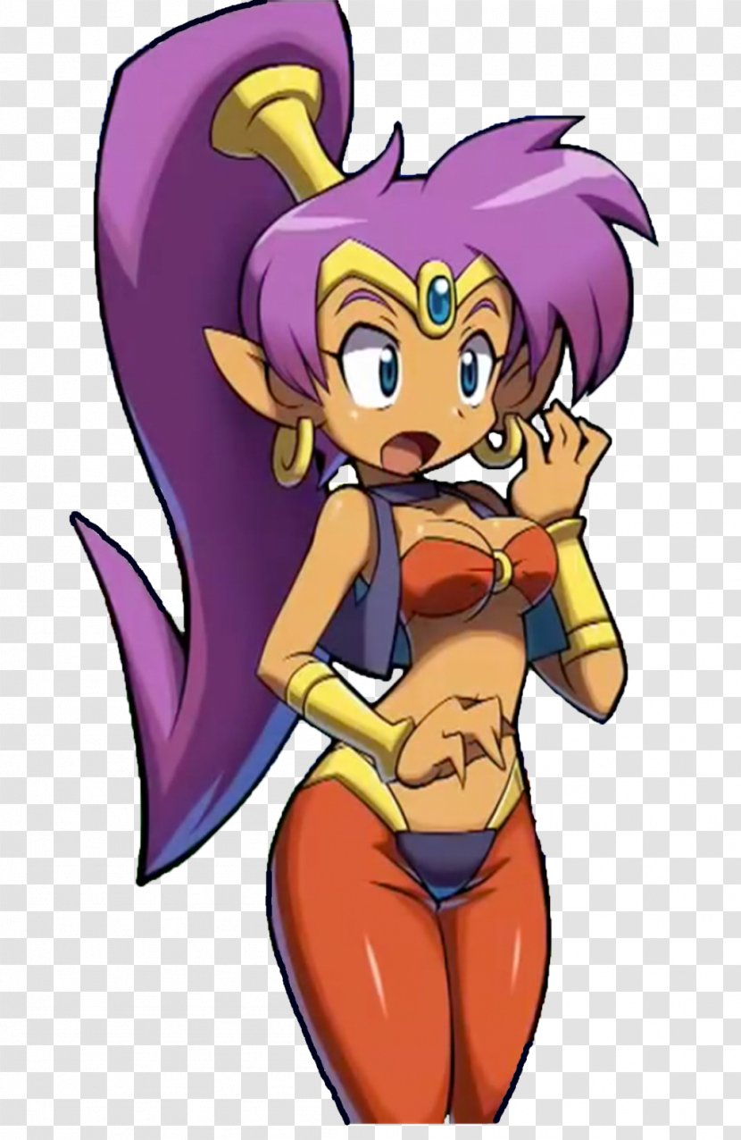 Shantae And The Pirate's Curse Shantae: Half-Genie Hero Video Game Nintendo 3DS WayForward Technologies - Frame - Genie Transparent PNG