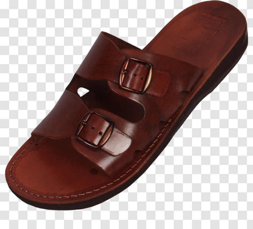 Slipper Sandal Leather Flip-flops Shoe - Walking Transparent PNG