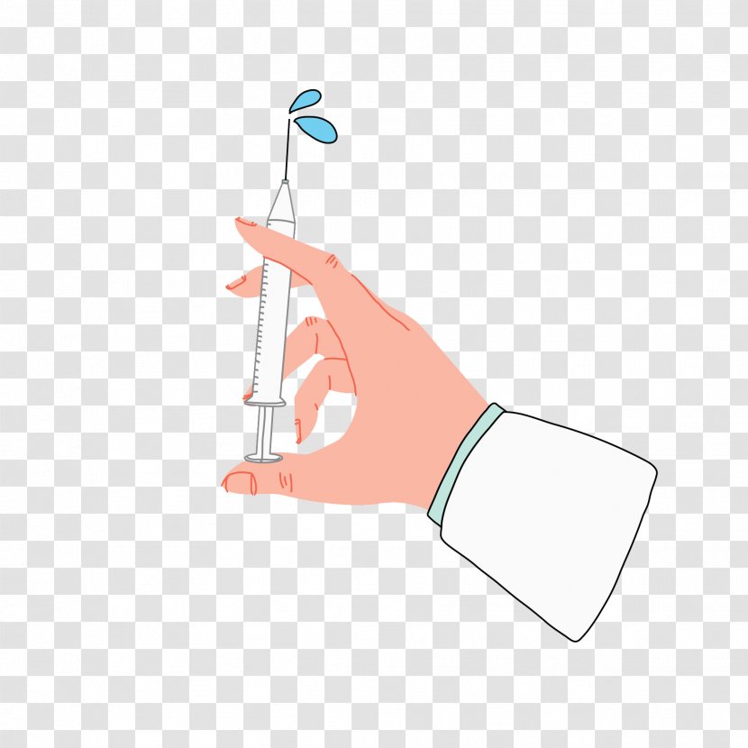 Finger Thumb Hand - Syringe Transparent PNG