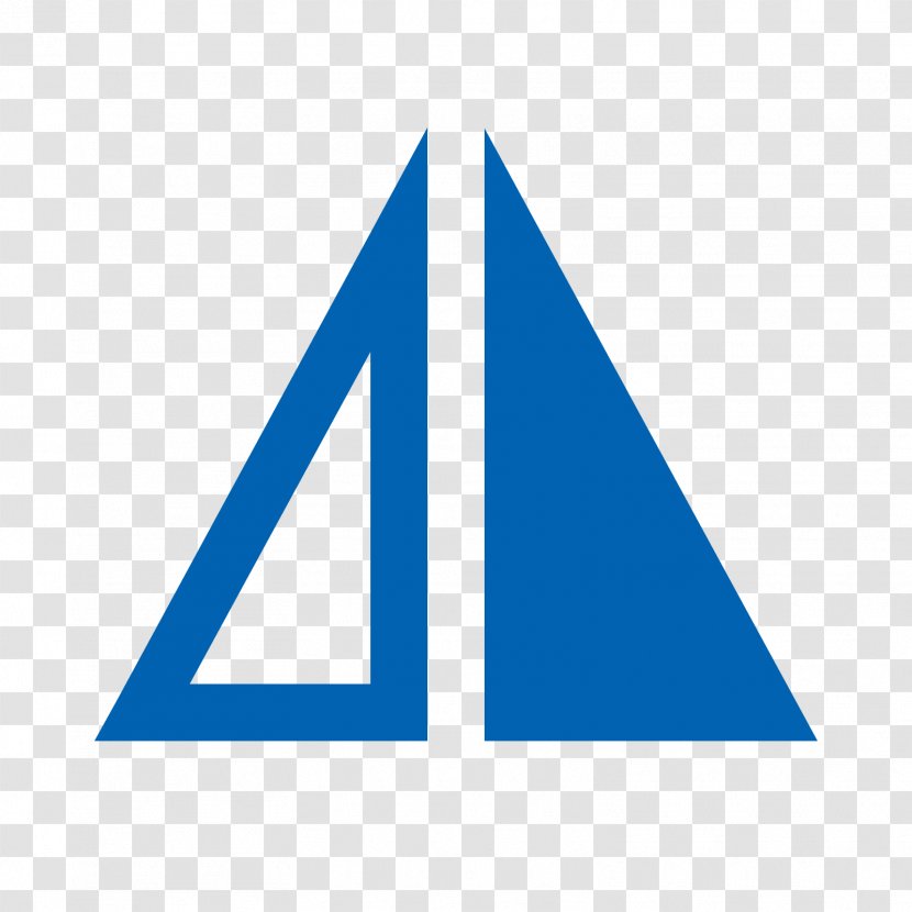 Logo Triangle Brand - Blue Transparent PNG