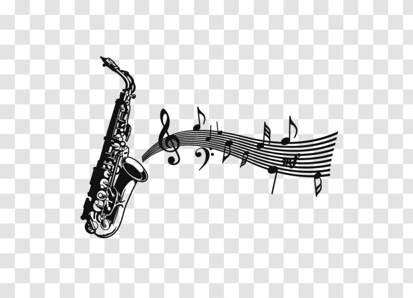 Alto Saxophone Musical Instruments Drawing - Flower Transparent PNG