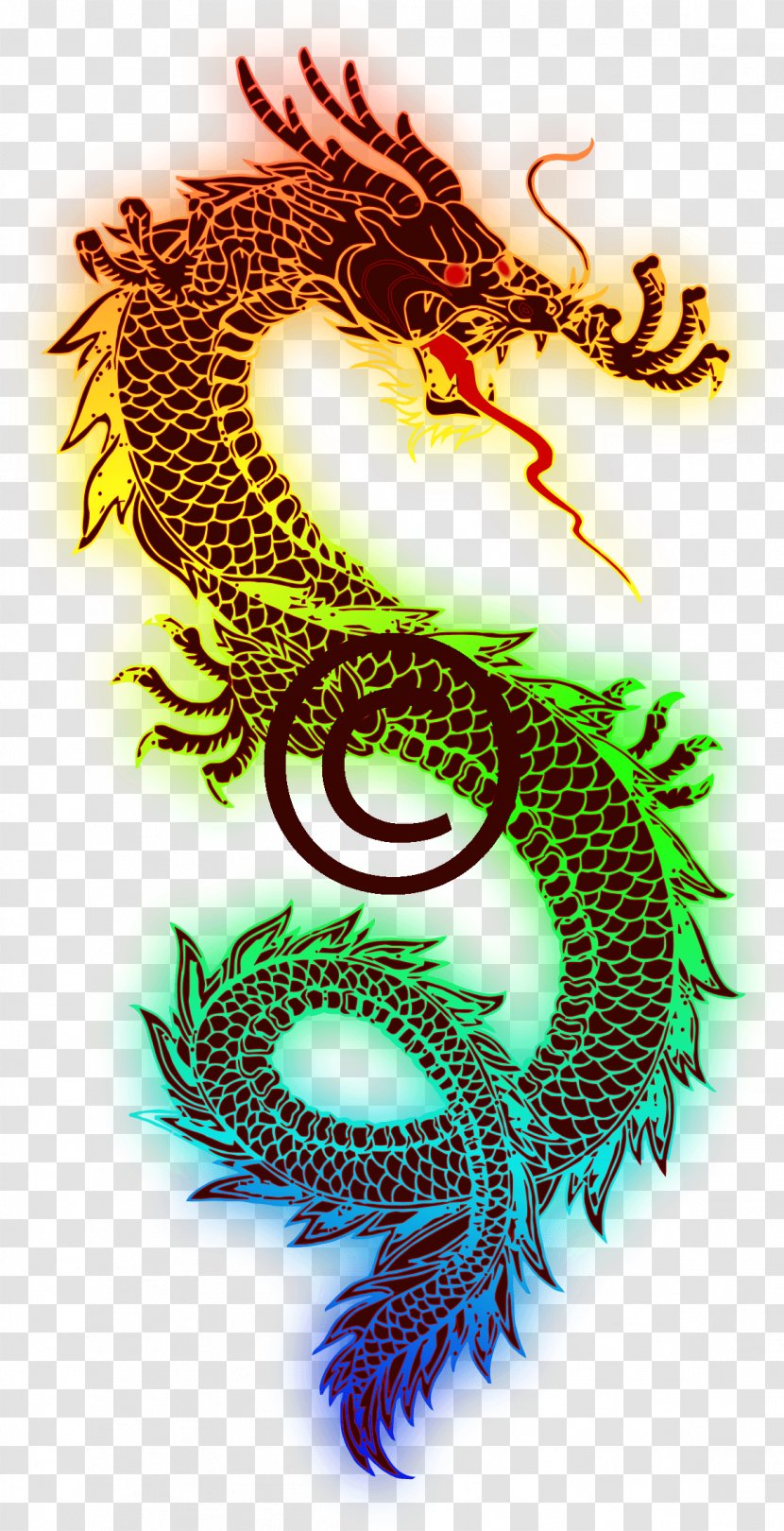 Chinese Dragon Clip Art - Mythical Creature Transparent PNG