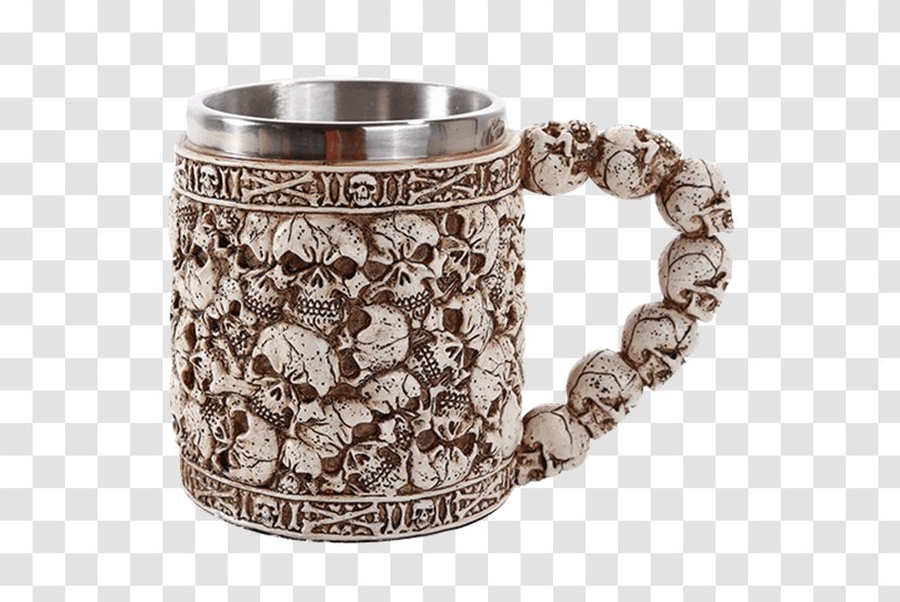 Tankard Coffee Cup Mug Skull Glass Transparent PNG