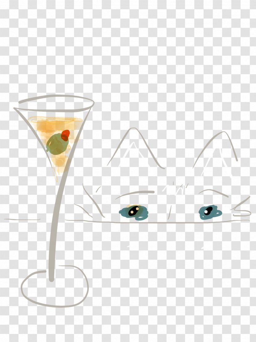 Martini Cocktail Garnish Gin Cartoon Transparent PNG
