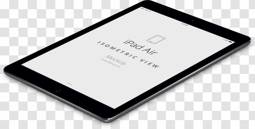 IPad 4 Air Mockup Template - Tablet Computers Transparent PNG