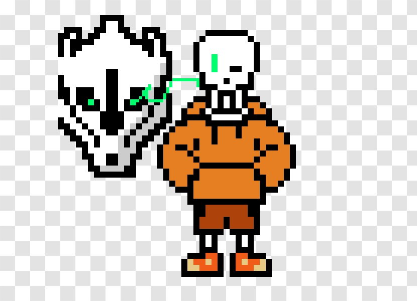 Undertale Paper Pixel Art Papyrus Image - Sprite Transparent PNG