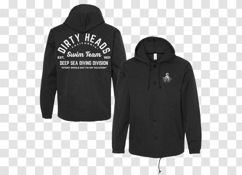 Hoodie Jacket Zipper Clothing - Dirty Heads Transparent PNG