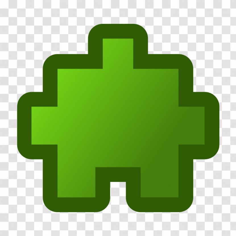 Puzzle Clip Art - Rectangle - Green Transparent PNG