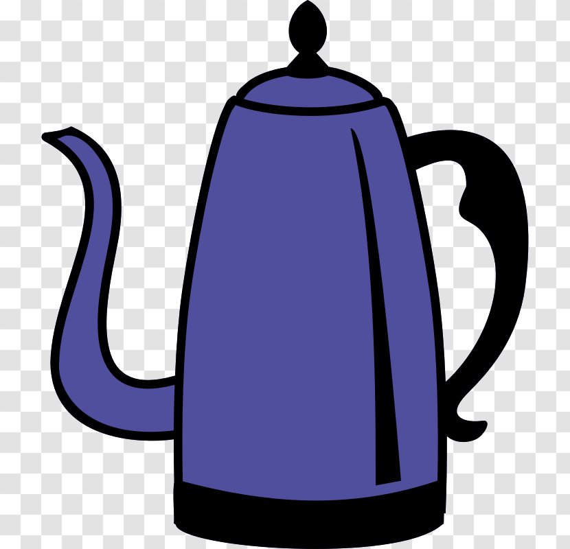 Kettle Coffeemaker Teapot Clip Art - Artwork - Coffeepot Transparent PNG