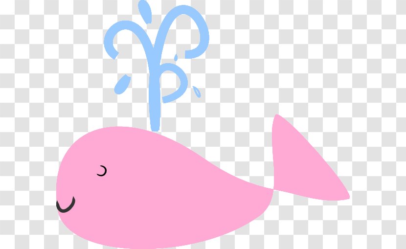 Blue Whale Clip Art - Pink Whales Cliparts Transparent PNG