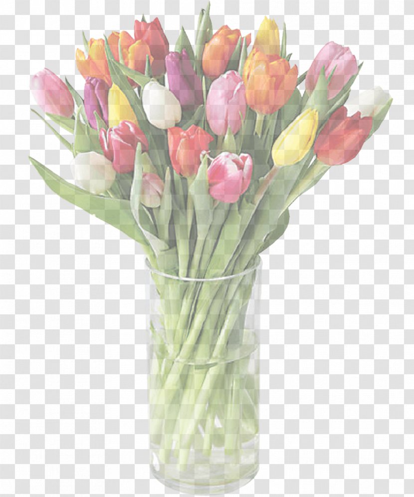 Flower Flowering Plant Tulip Cut Flowers Bouquet - Lily Family - Stem Transparent PNG