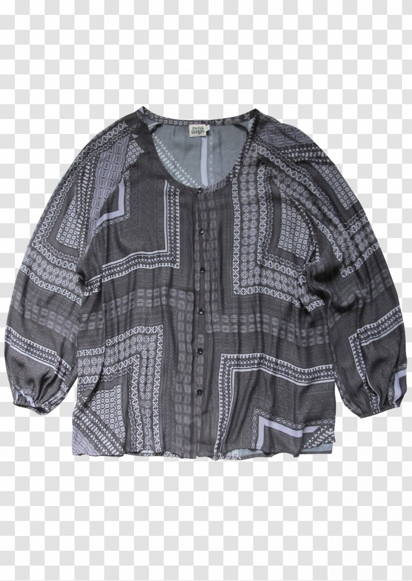Blouse Tartan Jacket Sleeve Outerwear Transparent PNG