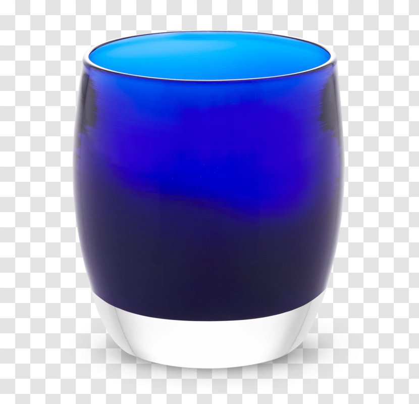 Glassybaby Cobalt Blue Seattle - Tableglass - Candel Transparent PNG