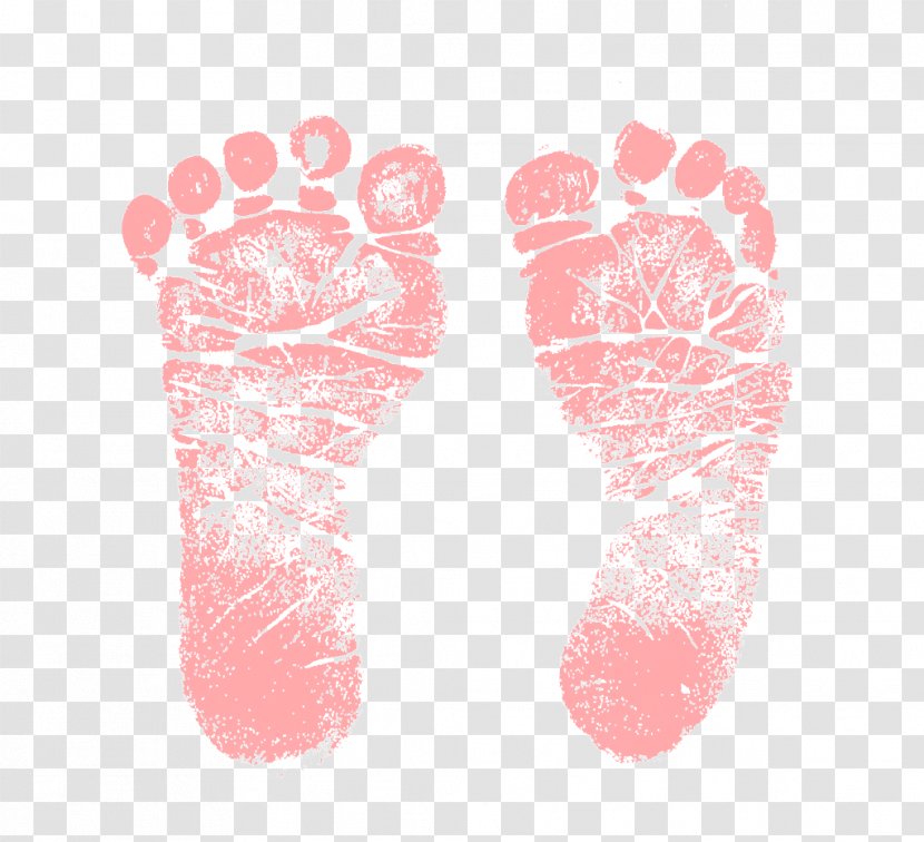 Footprint Infant Child Clip Art - Stock Photography - Baby Feet Transparent PNG