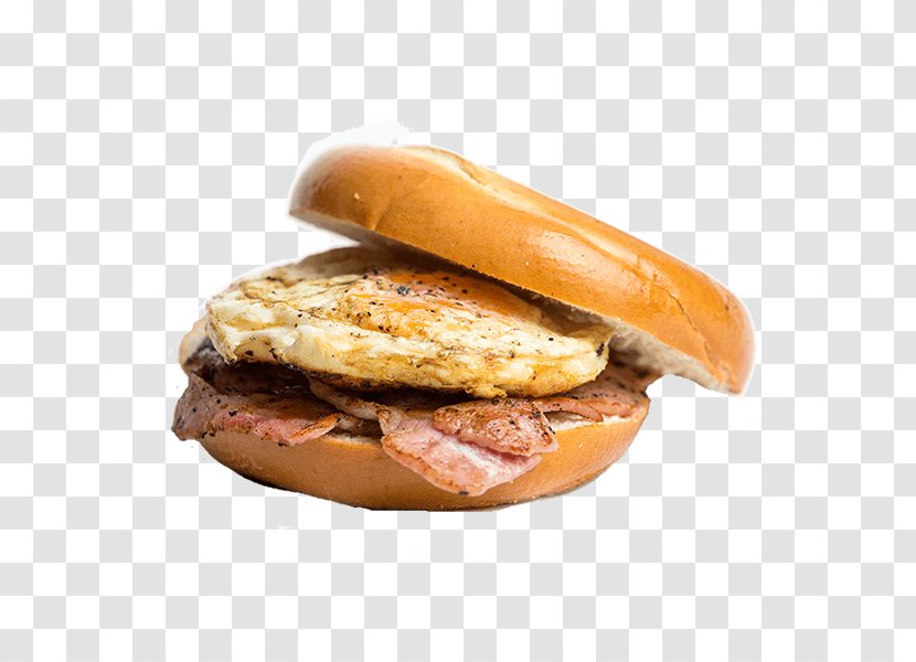 Buffalo Burger Breakfast Scrambled Eggs Bacon Cheeseburger - Ham And Cheese Sandwich Transparent PNG