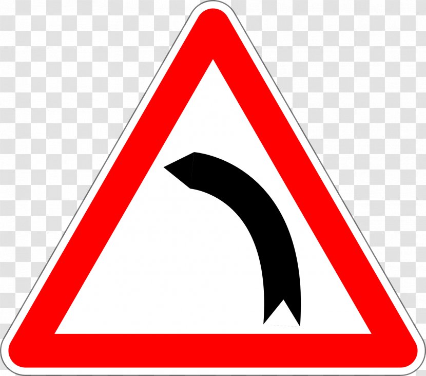 Warning Sign Traffic Road Signs In France Yield - Regulatory Transparent PNG