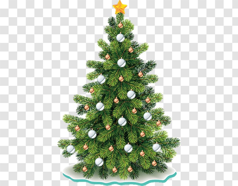 Christmas Tree Noble Fir Clip Art - Decor Transparent PNG