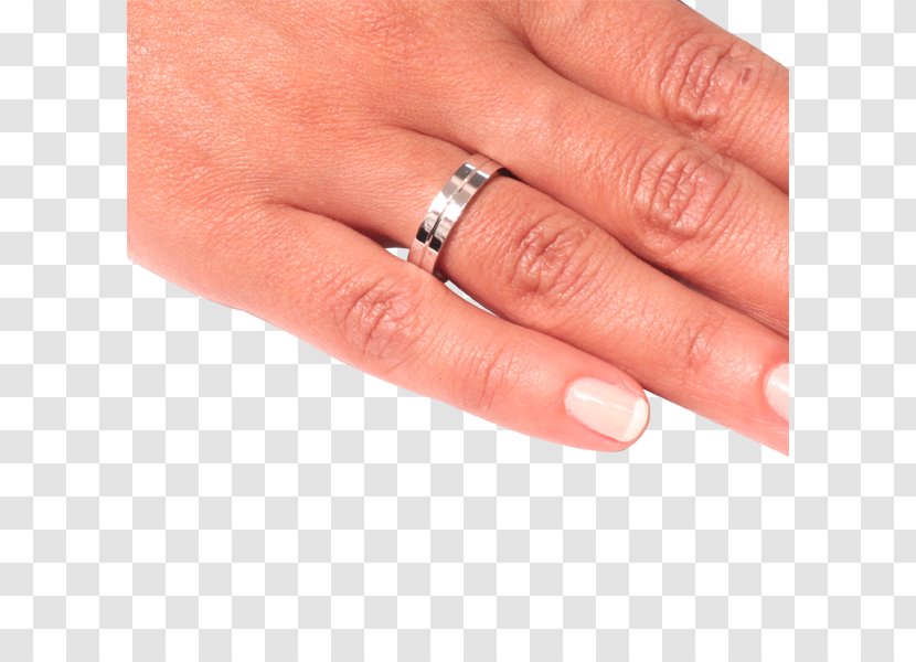 Wedding Ring Gold Jewellery Białe Złoto - Nail Transparent PNG