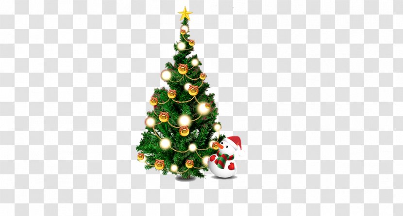 Christmas Tree Santa Claus Ornament - Gift - Snowman Transparent PNG