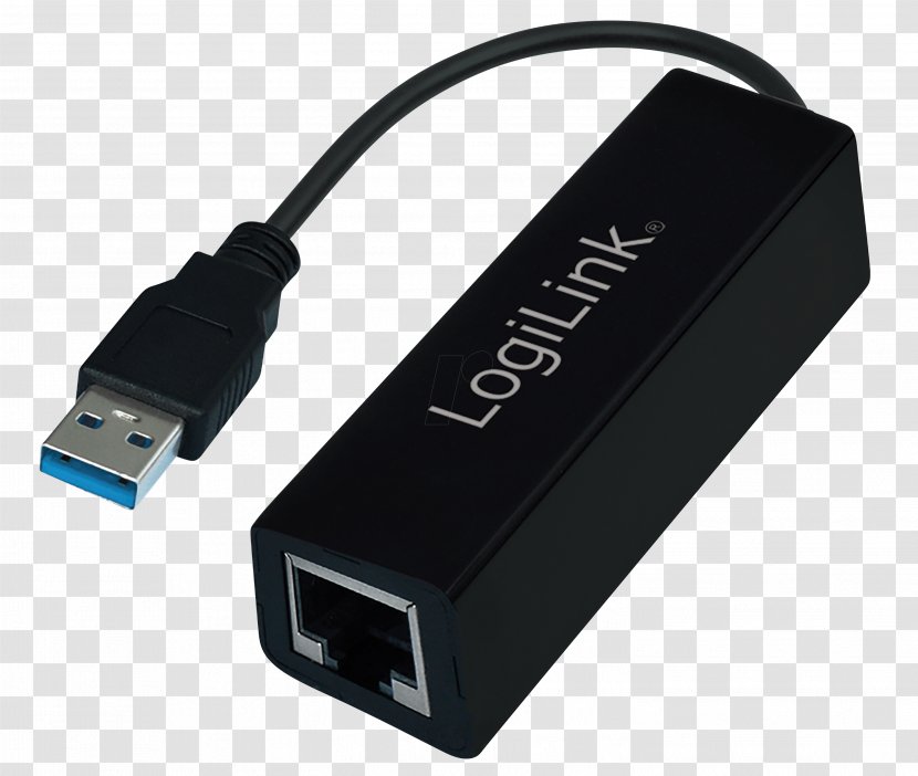 USB 3.0 Gigabit Ethernet Adapter - Data Transfer Cable - Network Interface Controller Transparent PNG