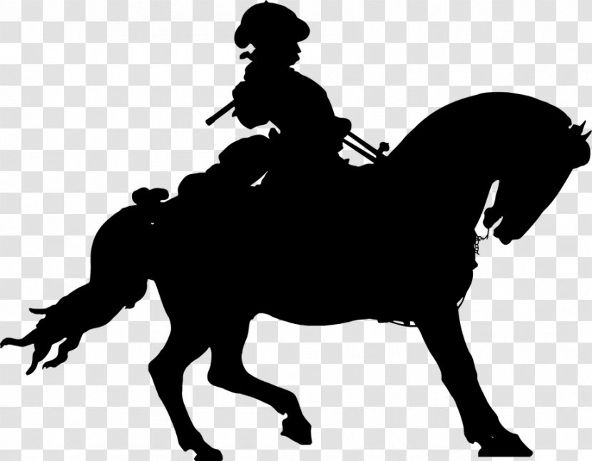 Horse Stallion Equestrian Clip Art - Rearing - Cowboy Silhouette Transparent PNG